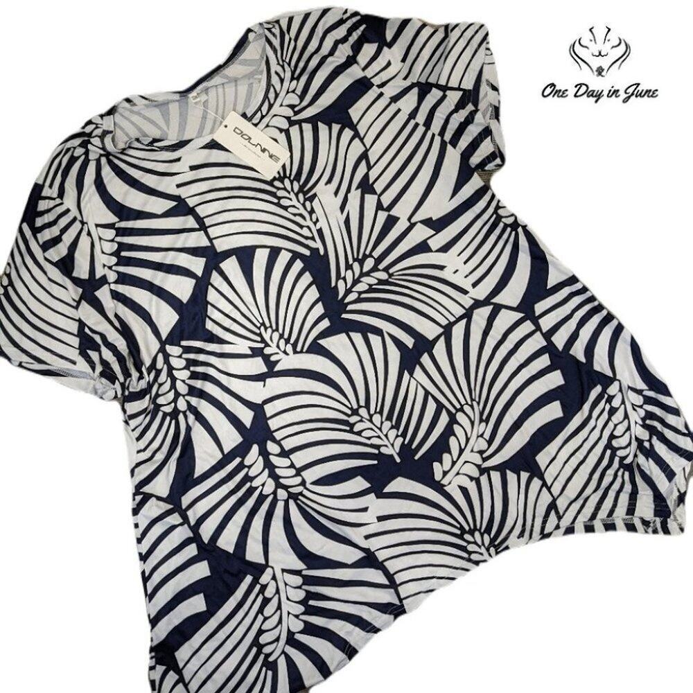 Dolnine Plus Size Casual T Shirt Size 22W